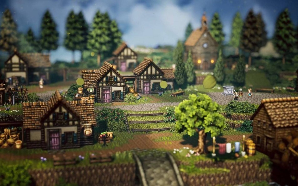 《歧路旅人0》有两条并行故事线 重建家园和复仇